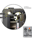 AMSEC BFX6024 Gun Safe - Feature Details