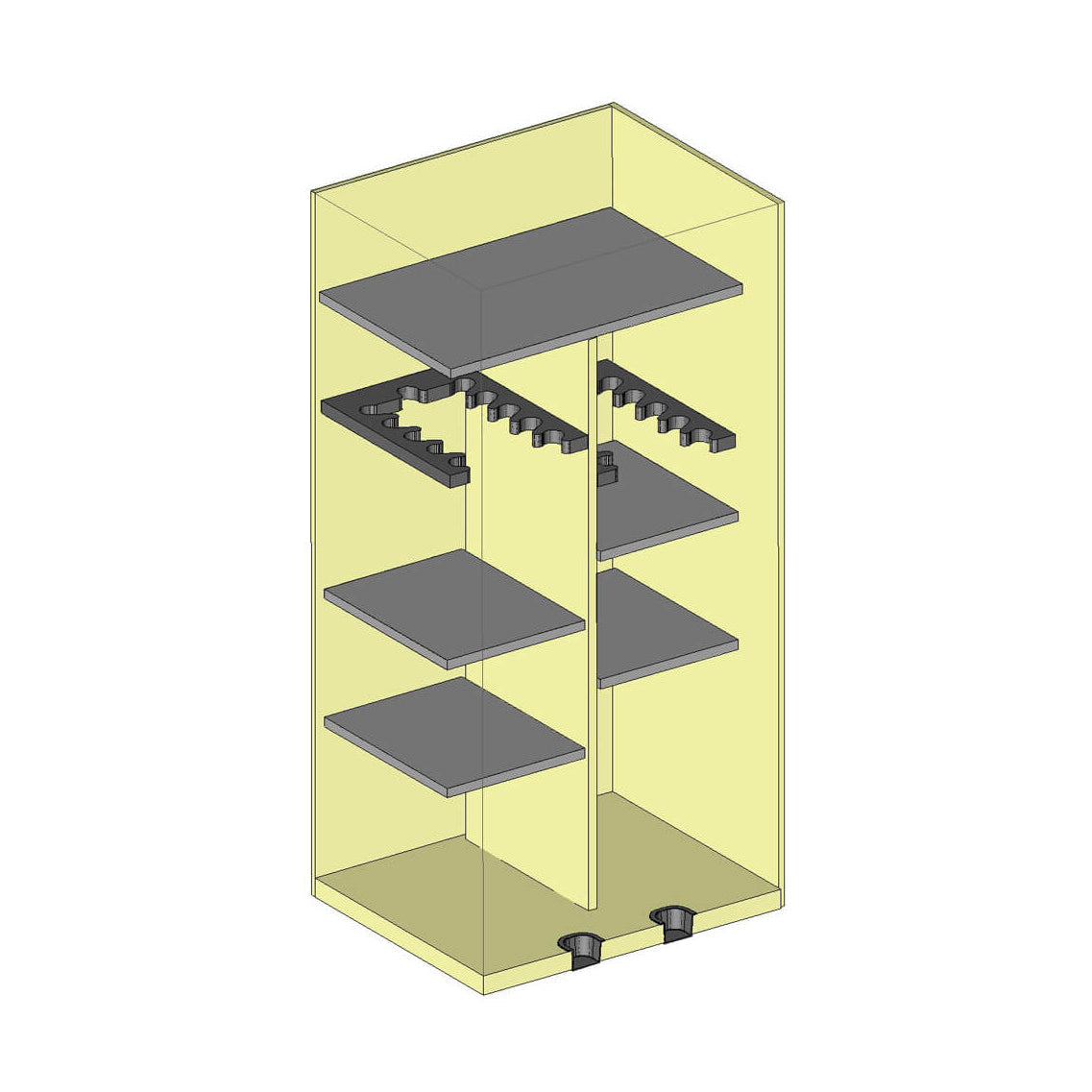 AMSEC BFII6032 Gun Safe - Interior Layout
