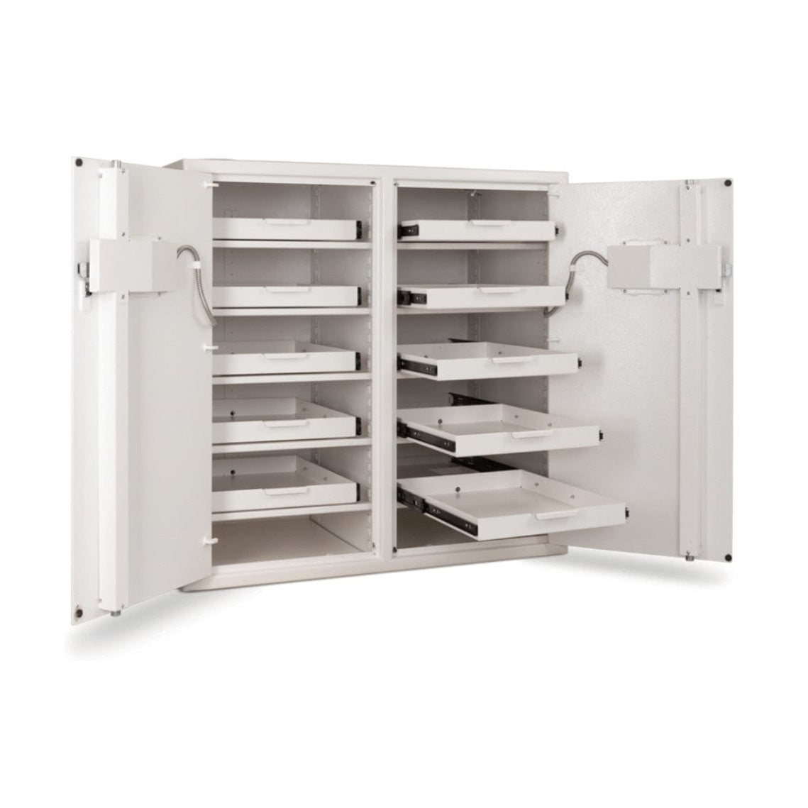 AMSEC NARCO3839 Double Door Narcotics Pharmacy Safe with 10 Roll Out Trays - Additional View 1