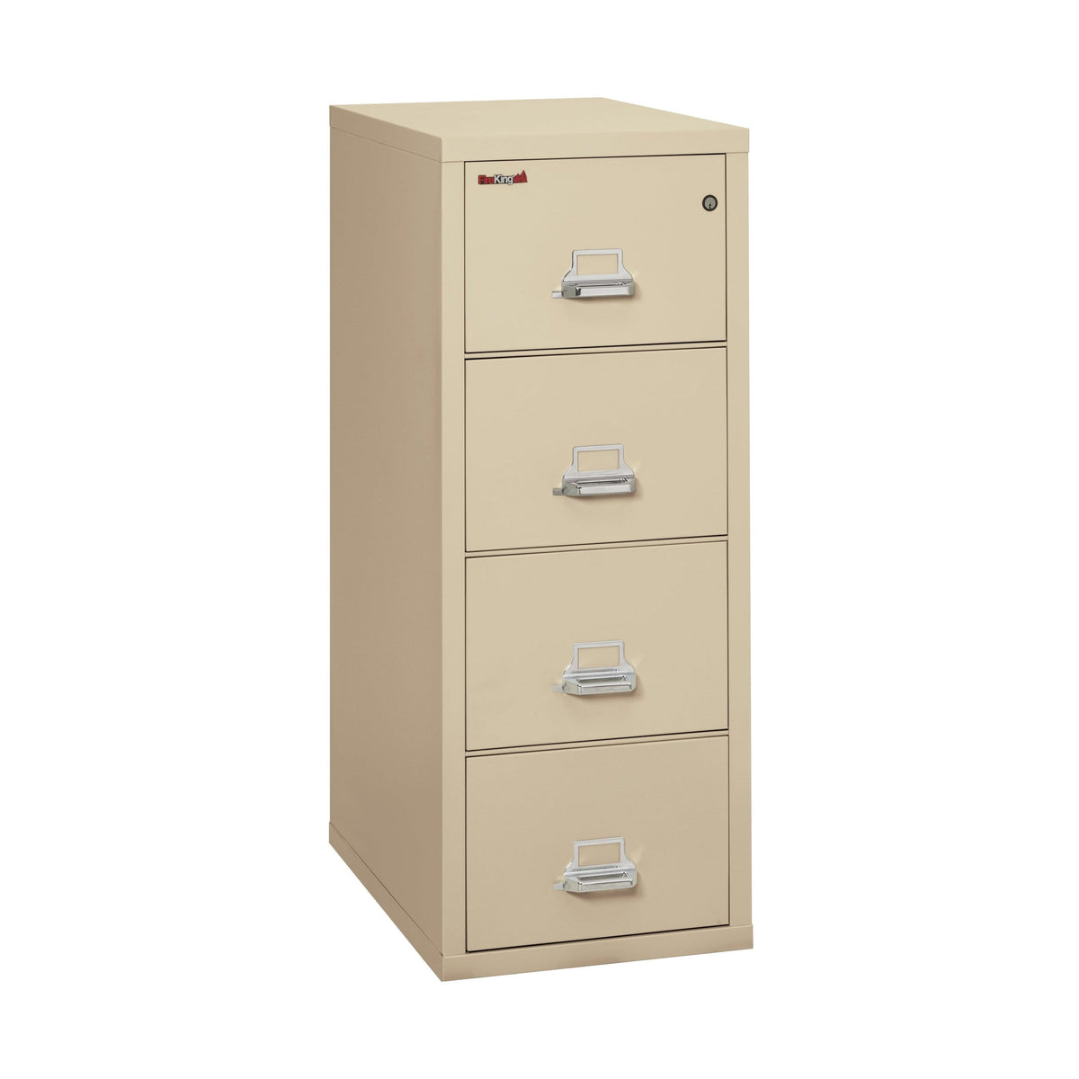 FireKing 4-Drawer Letter Vertical File - Parchment