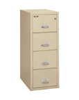 FireKing 4-Drawer Letter Vertical File - Parchment