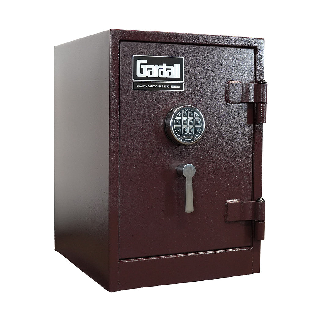 Gardall 1812/2 Two Hour Fire &amp; Burglary Safe - Maroon, Electronic Keypad