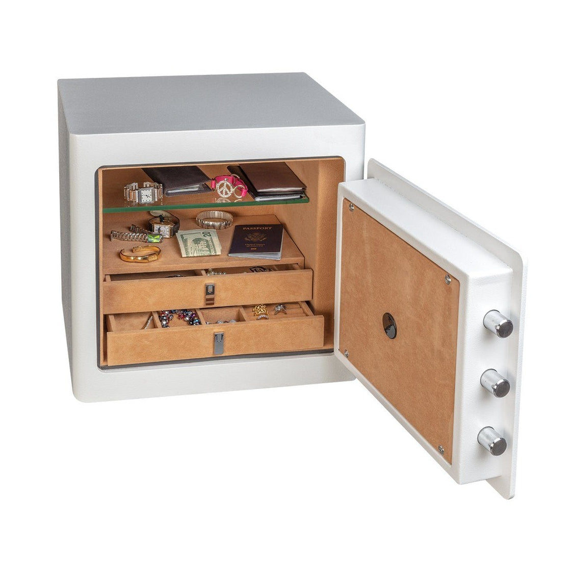 Gardall JS1718-W-C Jewelry Safe - open